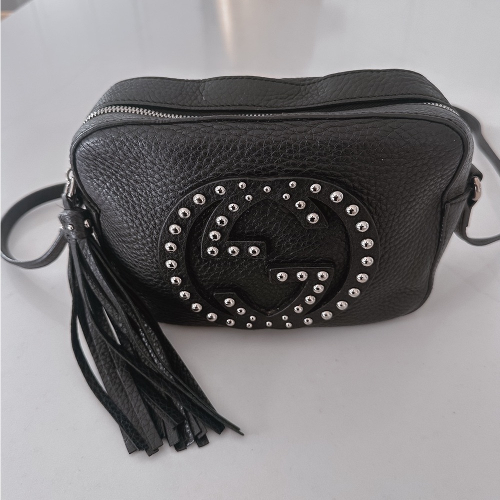 Gucci Soho Disco GG Tassel Calf Leather Crossbody
